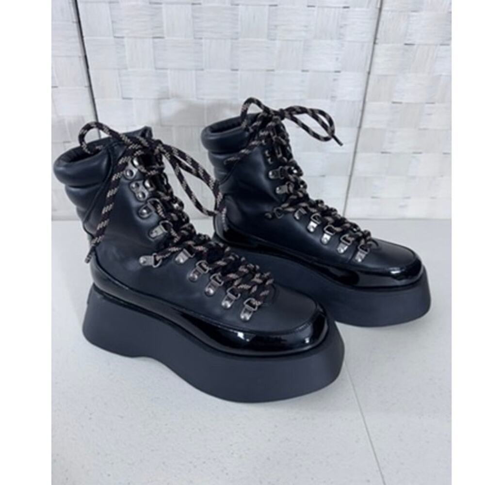 NWT!! "CIRCUS NY" Platform Combat Boots,Size 8M, Goth, Y2K Styled,